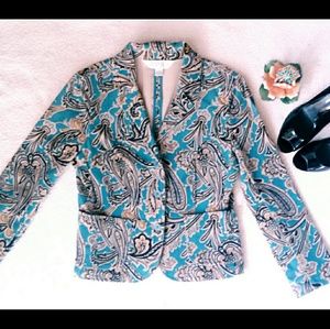 Corduroy Paisley Blazer